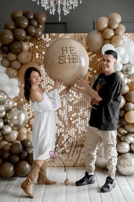 фото зона на baby shower