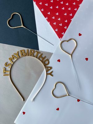 Ободок С Днем Рождения It's my birthday золото 1 шт, 17 см — изображение 8