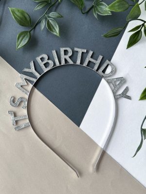 Ободок С Днем Рождения It's my birthday золото 1 шт, 17 см — изображение 7